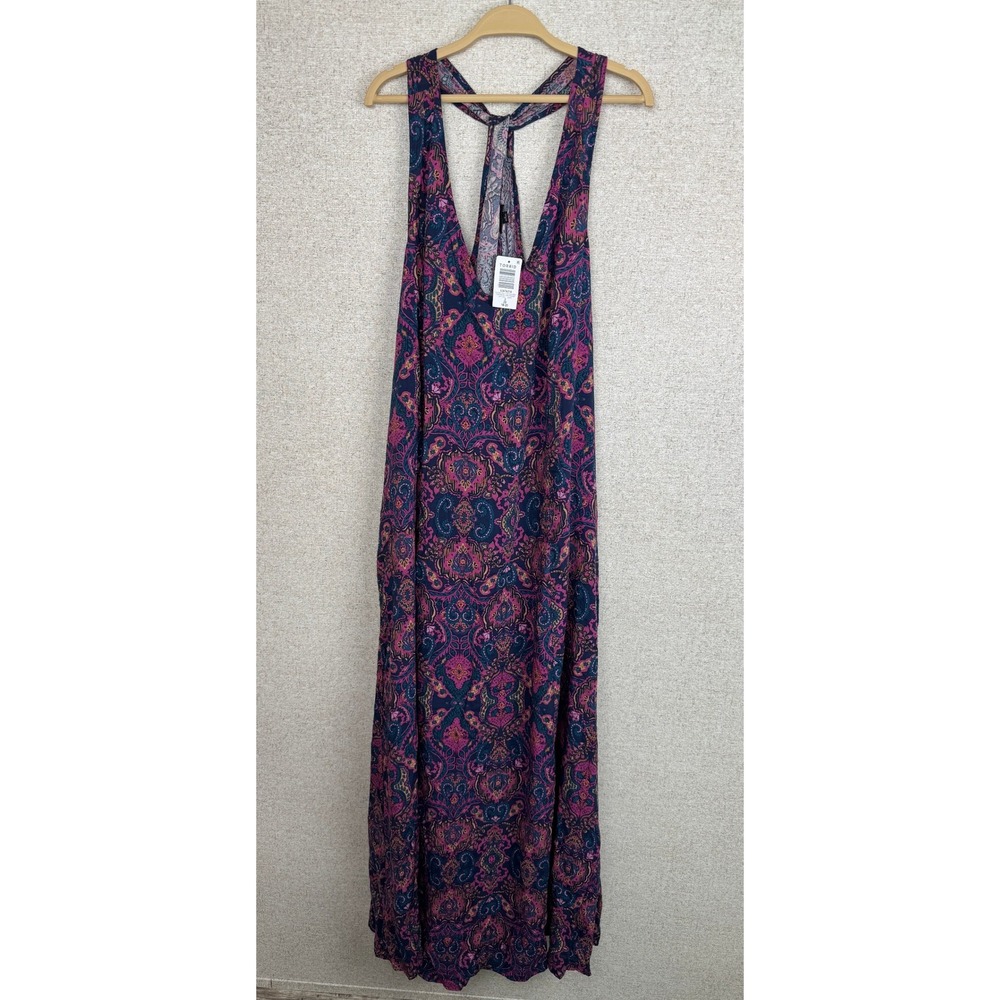 NWT Torrid Challis Maxi Dress Ever Medallion Peacoat Print Size 2X (18-20)